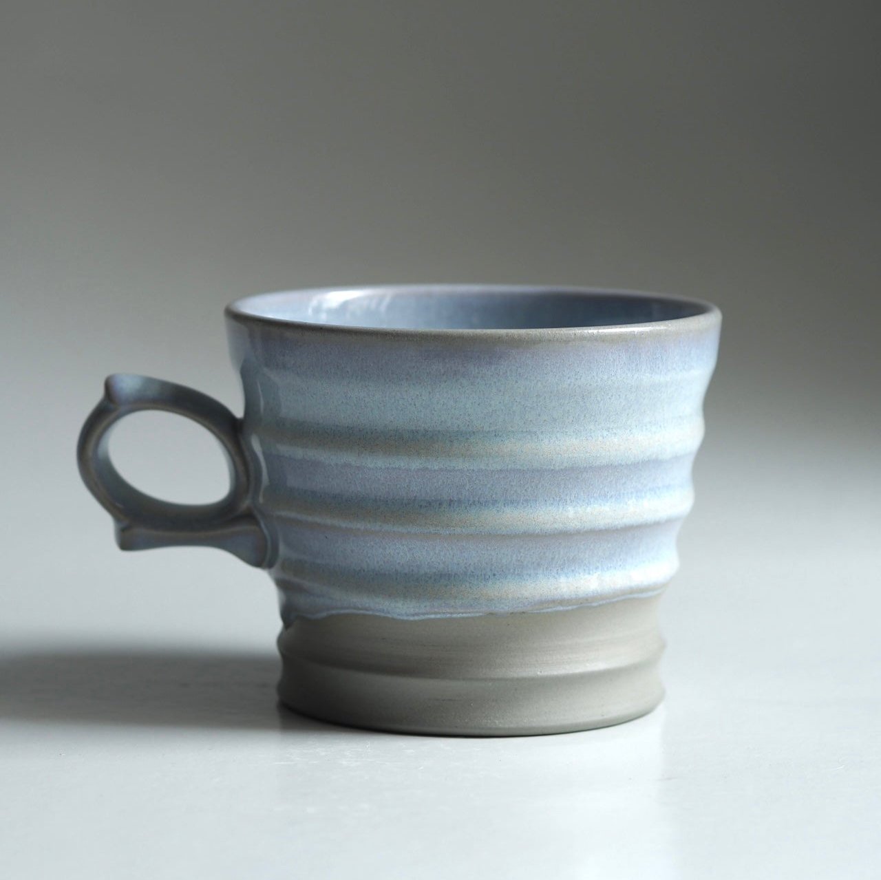 Ribbed Mug (yellow band)