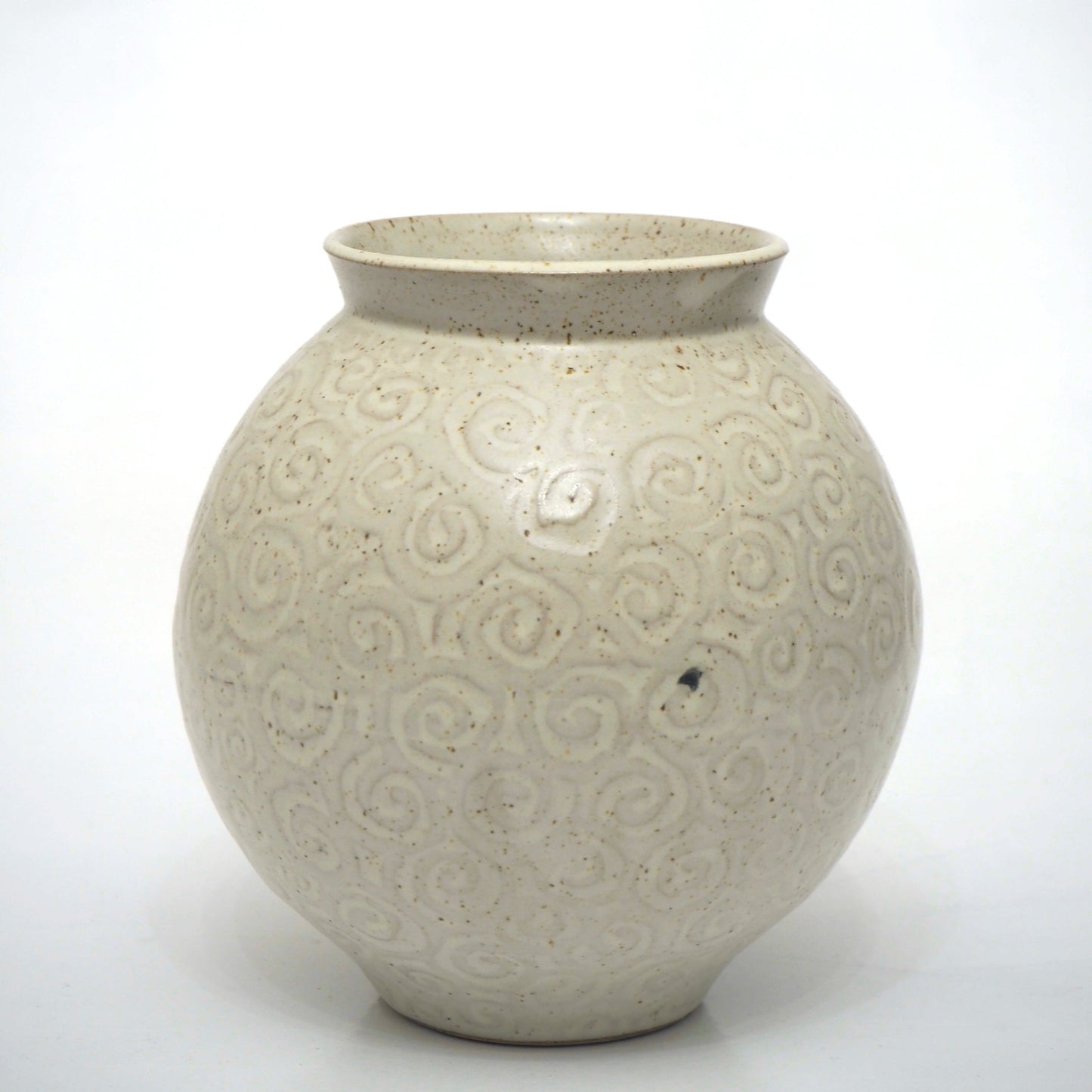 Swirl Jar Etched