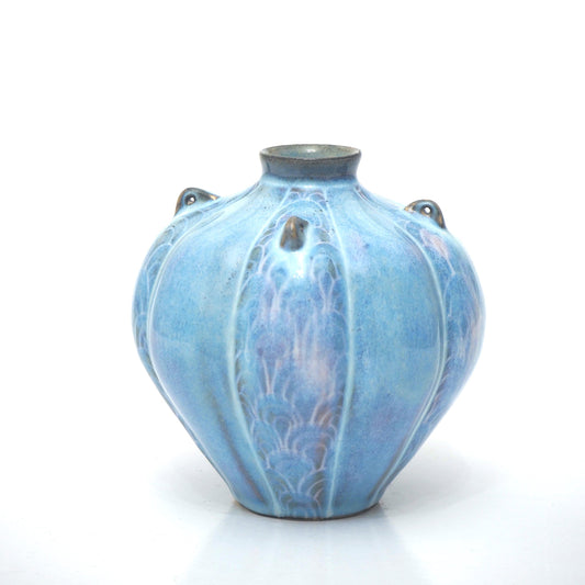 Scalloped Bottleneck Vase