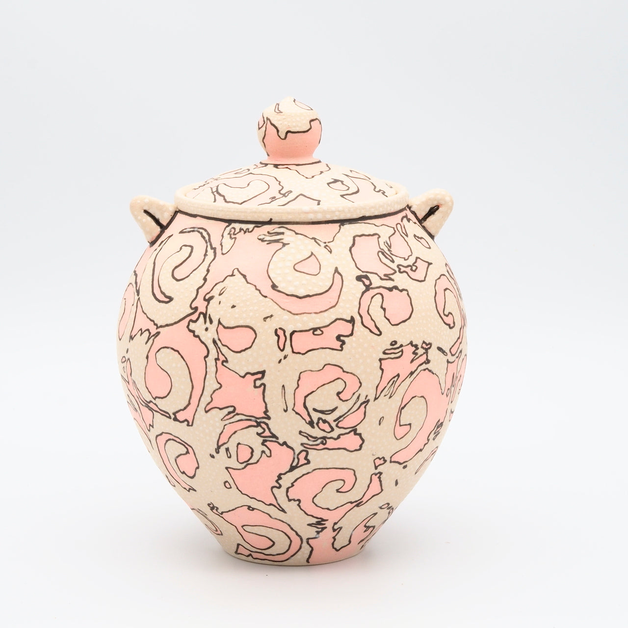 Etched Jar (Pink Raw)