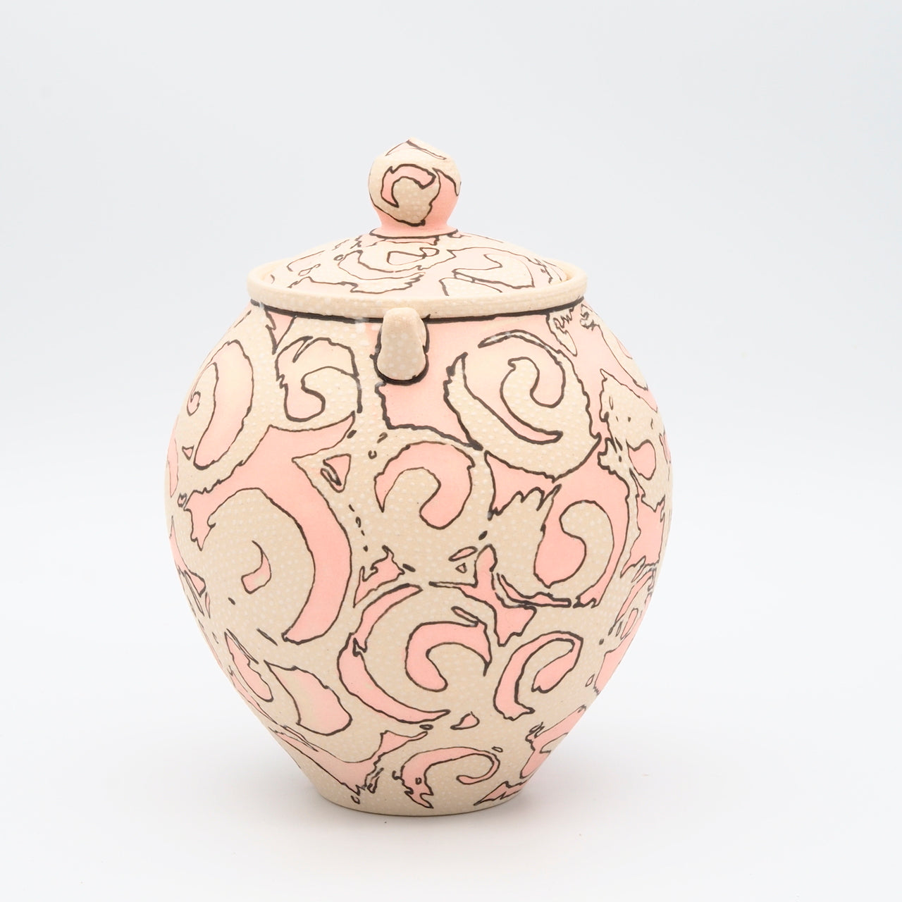 Etched Jar (Pink Raw)
