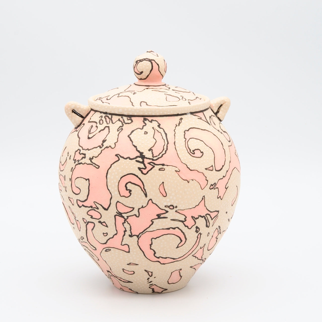 Etched Jar (Pink Raw)