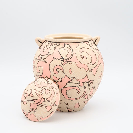 Etched Jar (Pink Raw)