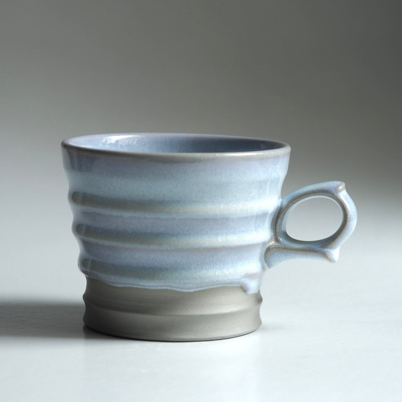 Ribbed Mug (yellow band)